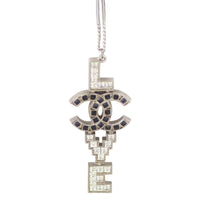 Chanel Crystal Love CC Pendant Necklace Pendant