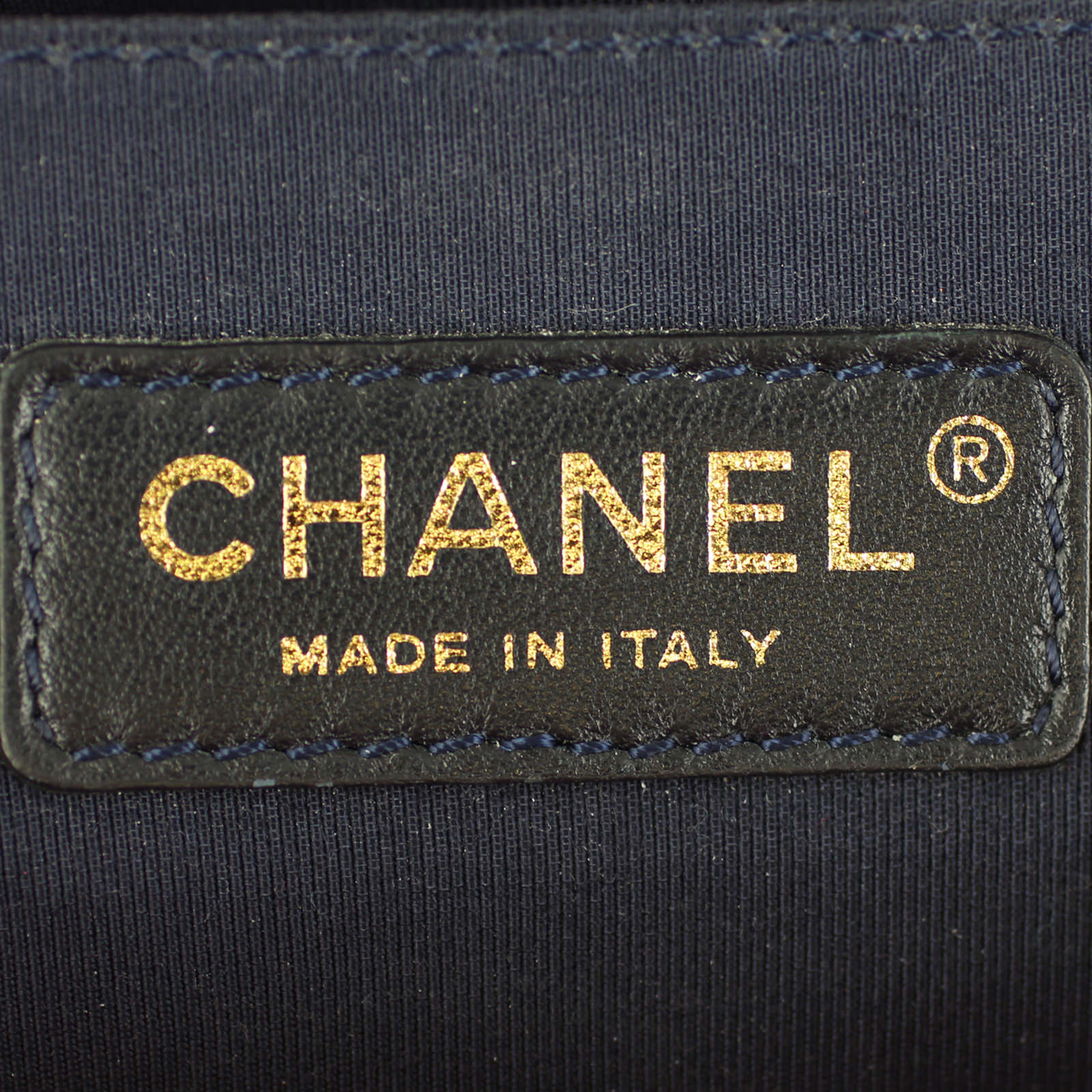 Chanel Cube Boy Bag Medium stamp