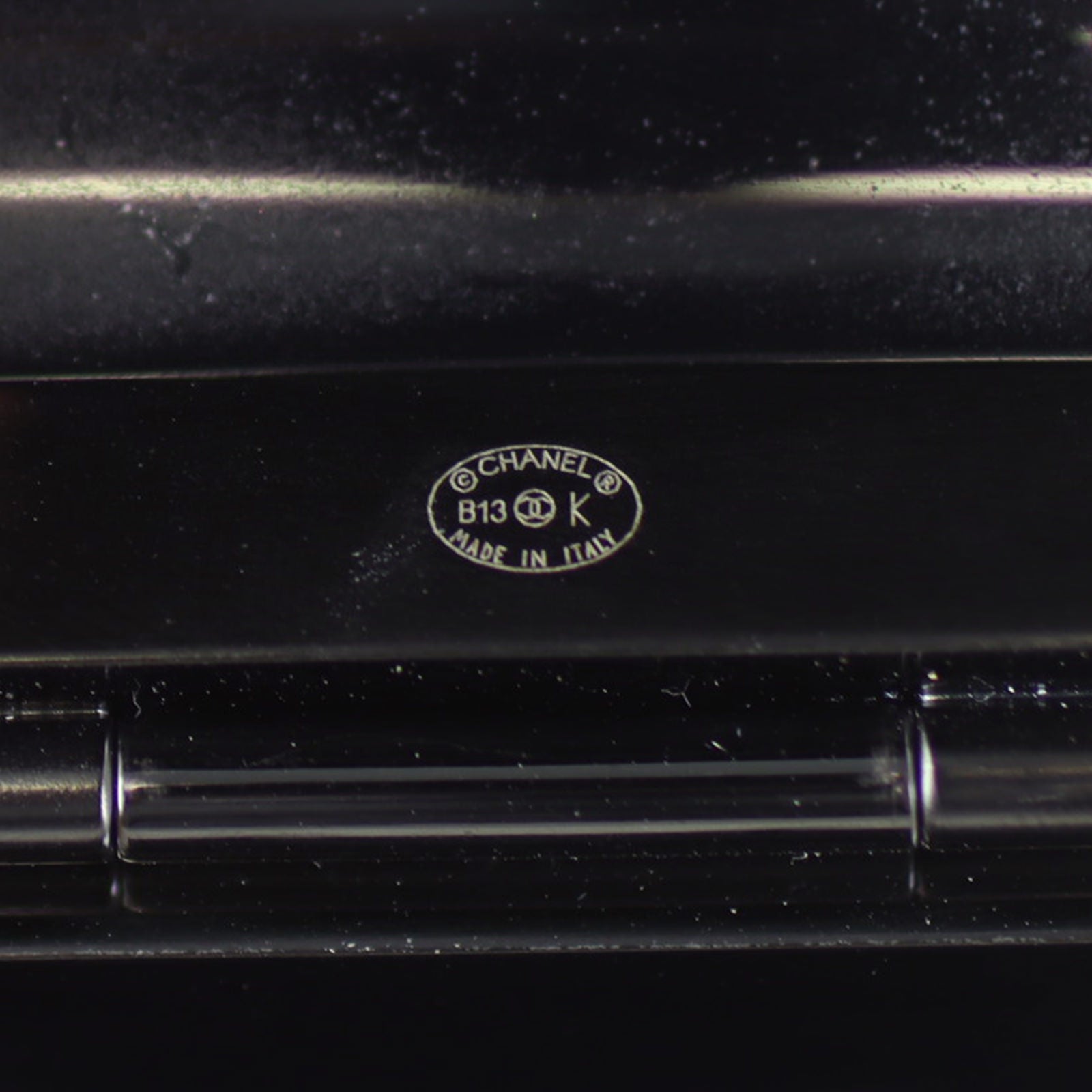 Chanel CC Resin Hinged Cuff Stamp