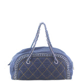 Chanel Denim Luxe Ligne Bowler Back
