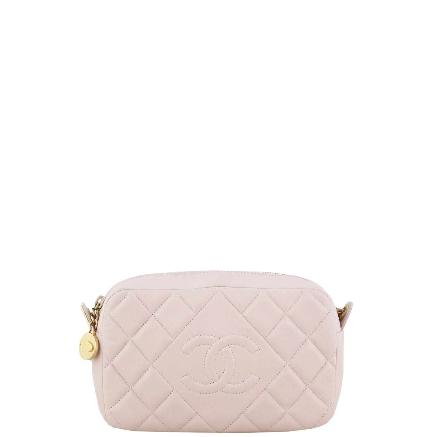 Chanel Diamond Camera Case Front