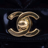 Chanel Quilted Diana Patent Flap Bag CC
