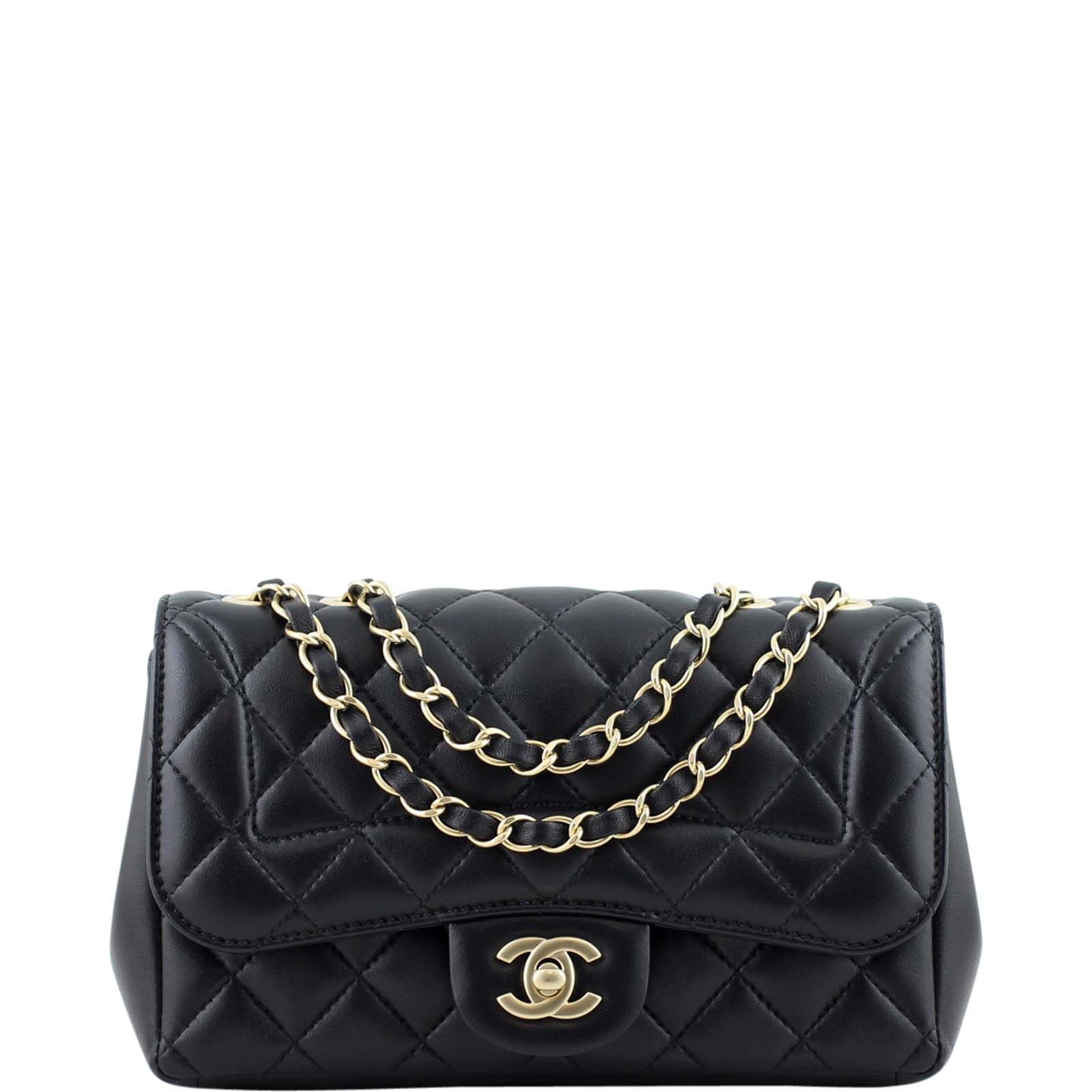 Chanel Quilted Diana Bag Front