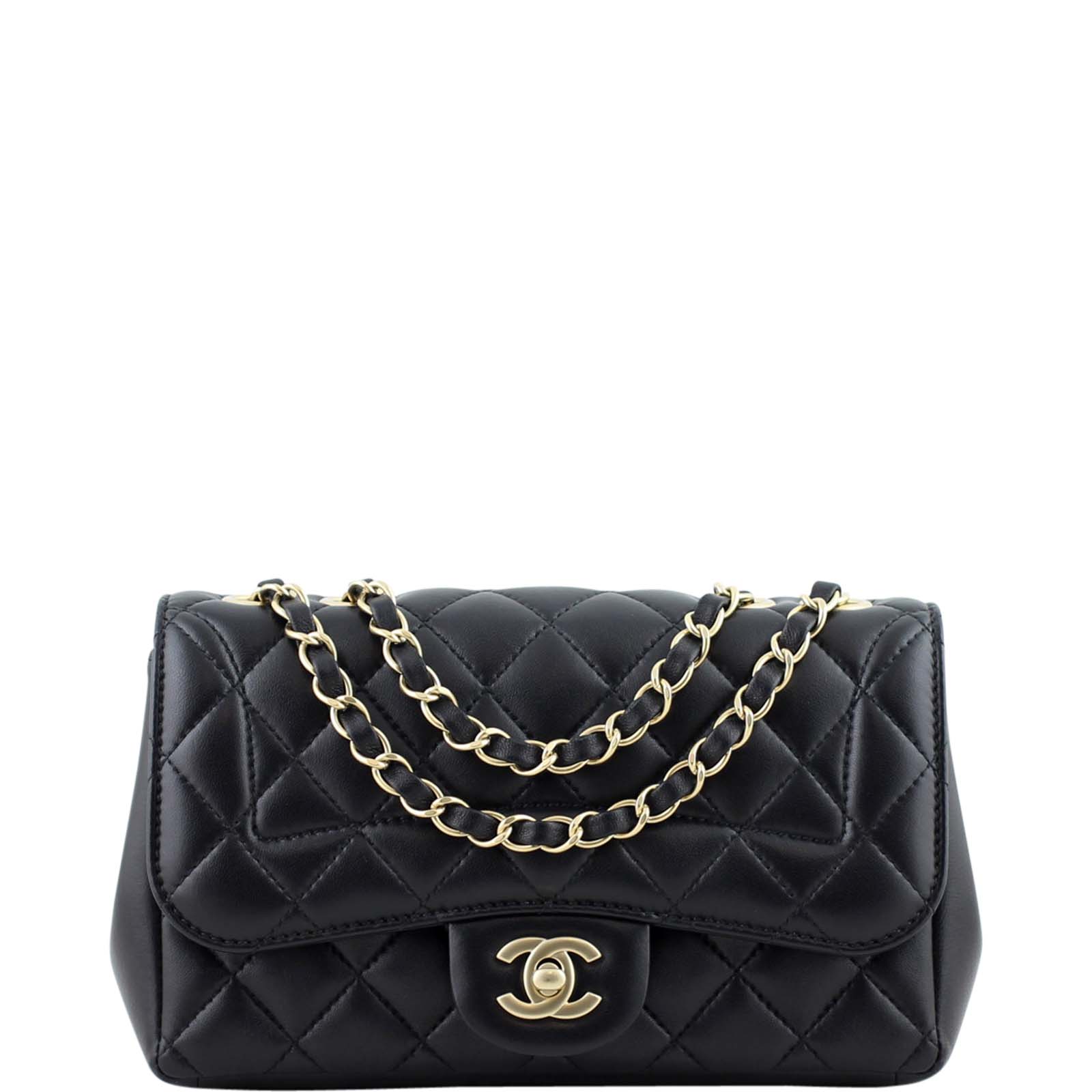 Chanel Quilted Diana Bag Front
