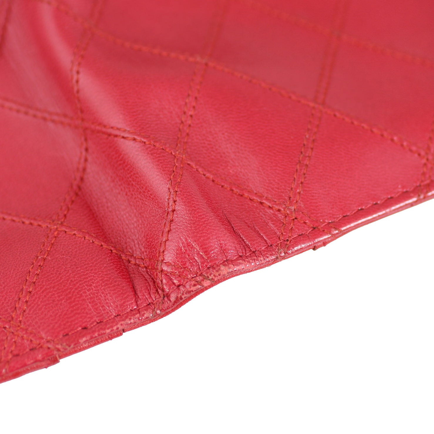 Chanel Double Stitch Yen Wallet Edge