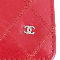Chanel Double Stitch Yen Wallet Logo