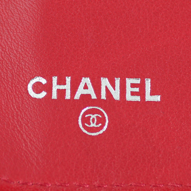 Chanel Double Stitch Yen Wallet Stamp