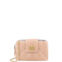 Chanel Double Zip Crossbody Bag Front