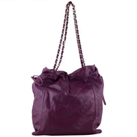 Chanel Caviar 31 Drawstring Tote Back