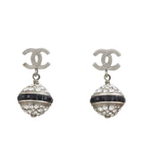 Chanel Swarovski Crystal Drop Earrings