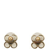Chanel CC Flower Earrings back