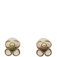 Chanel CC Flower Earrings back