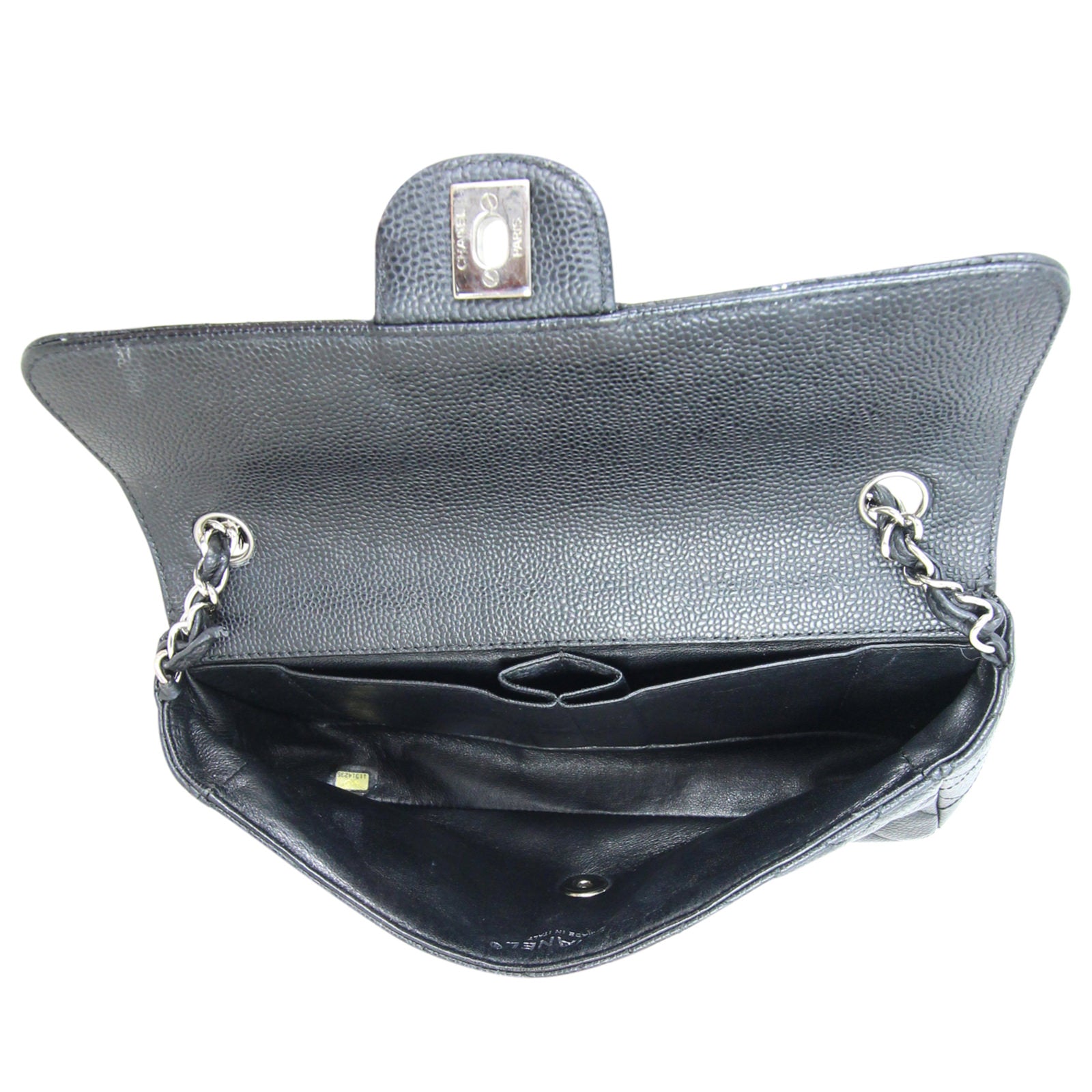 Chanel East West Flap Bag Iterior