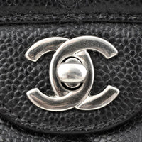 Chanel East West Flap Bag Logo