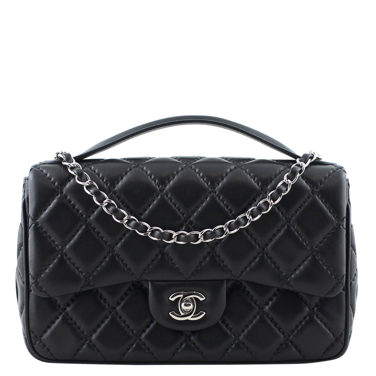 Chanel Easy Carry Medium Flap Bag front