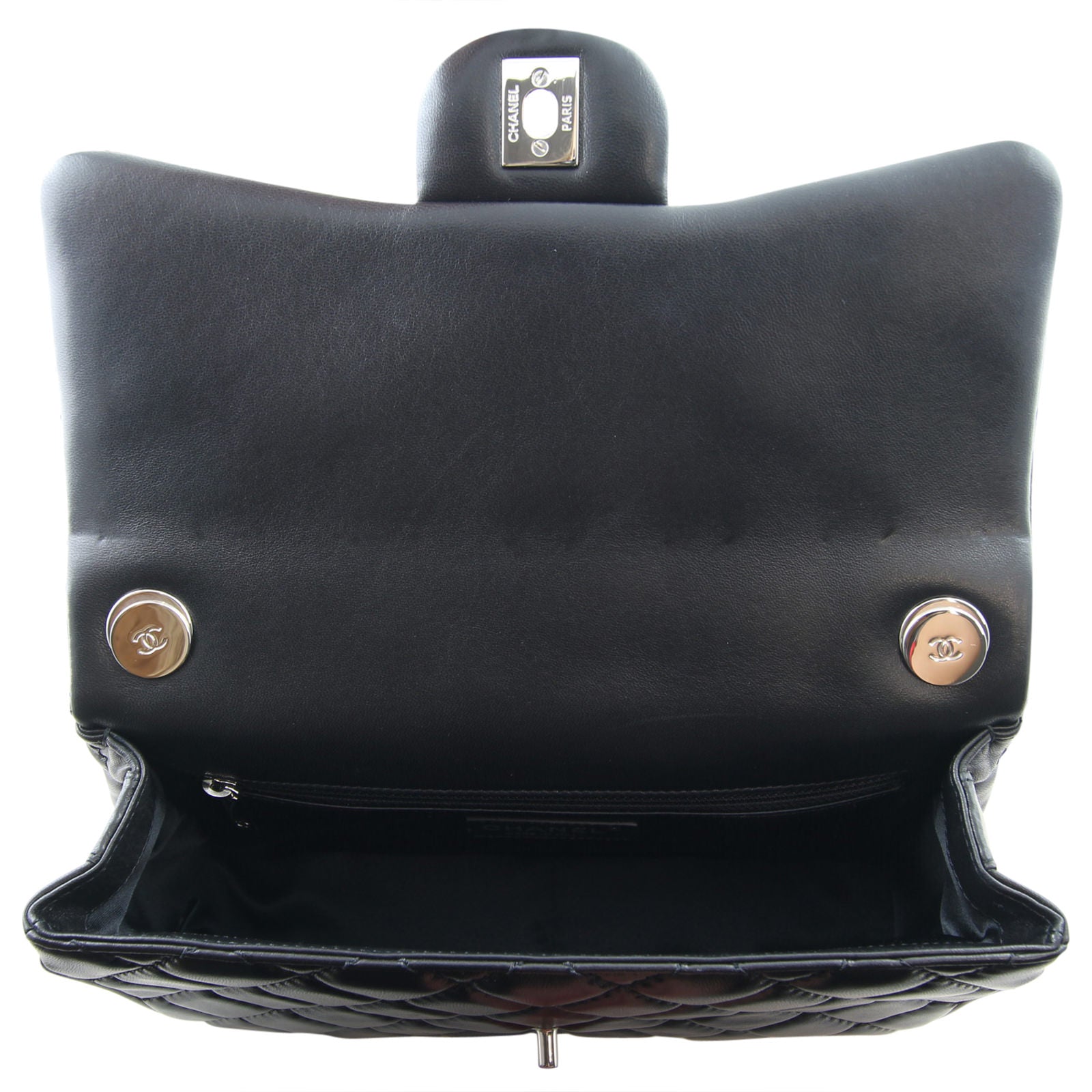 Chanel Easy Carry Medium Flap Bag interior