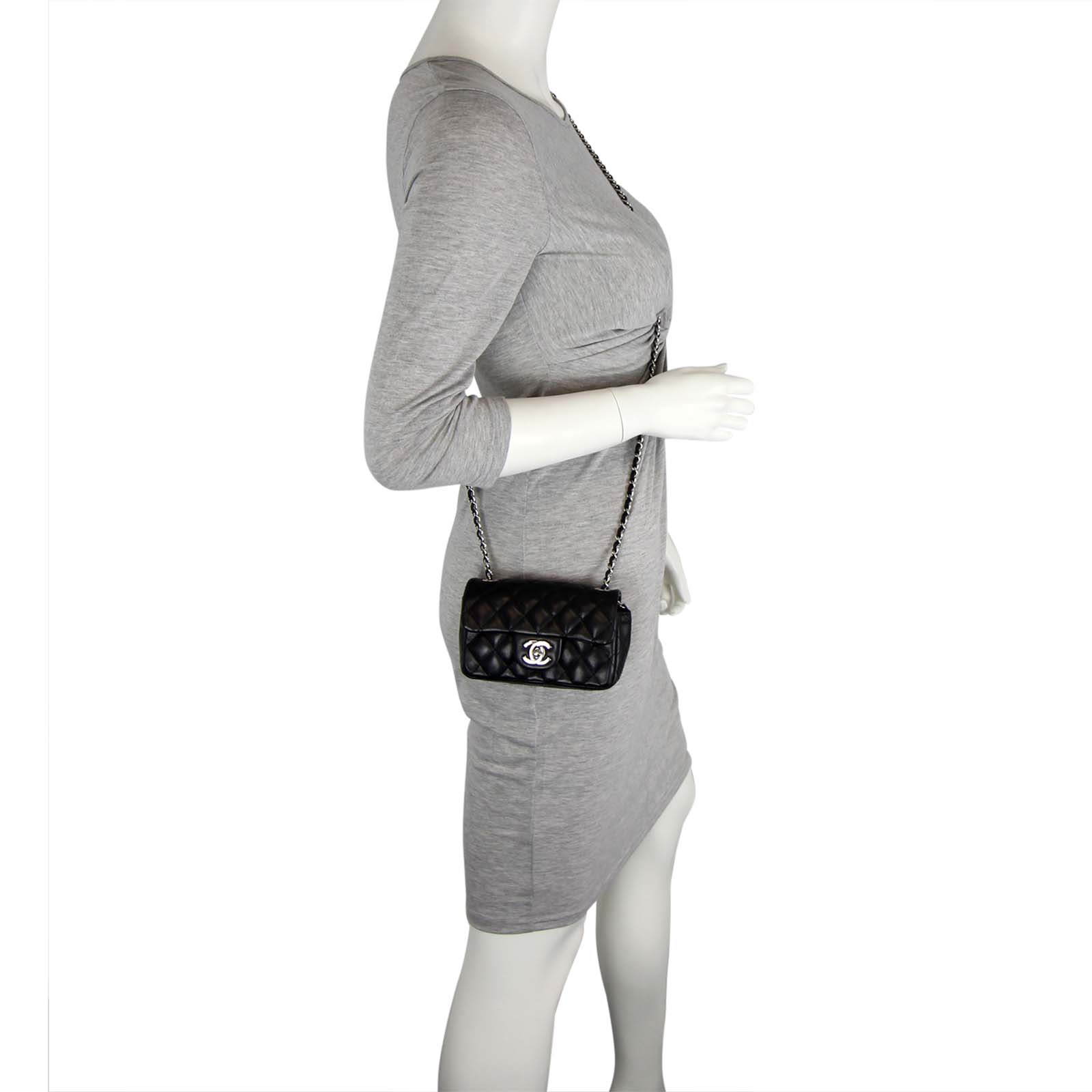 Chanel Extra Mini Flap Bag Scale