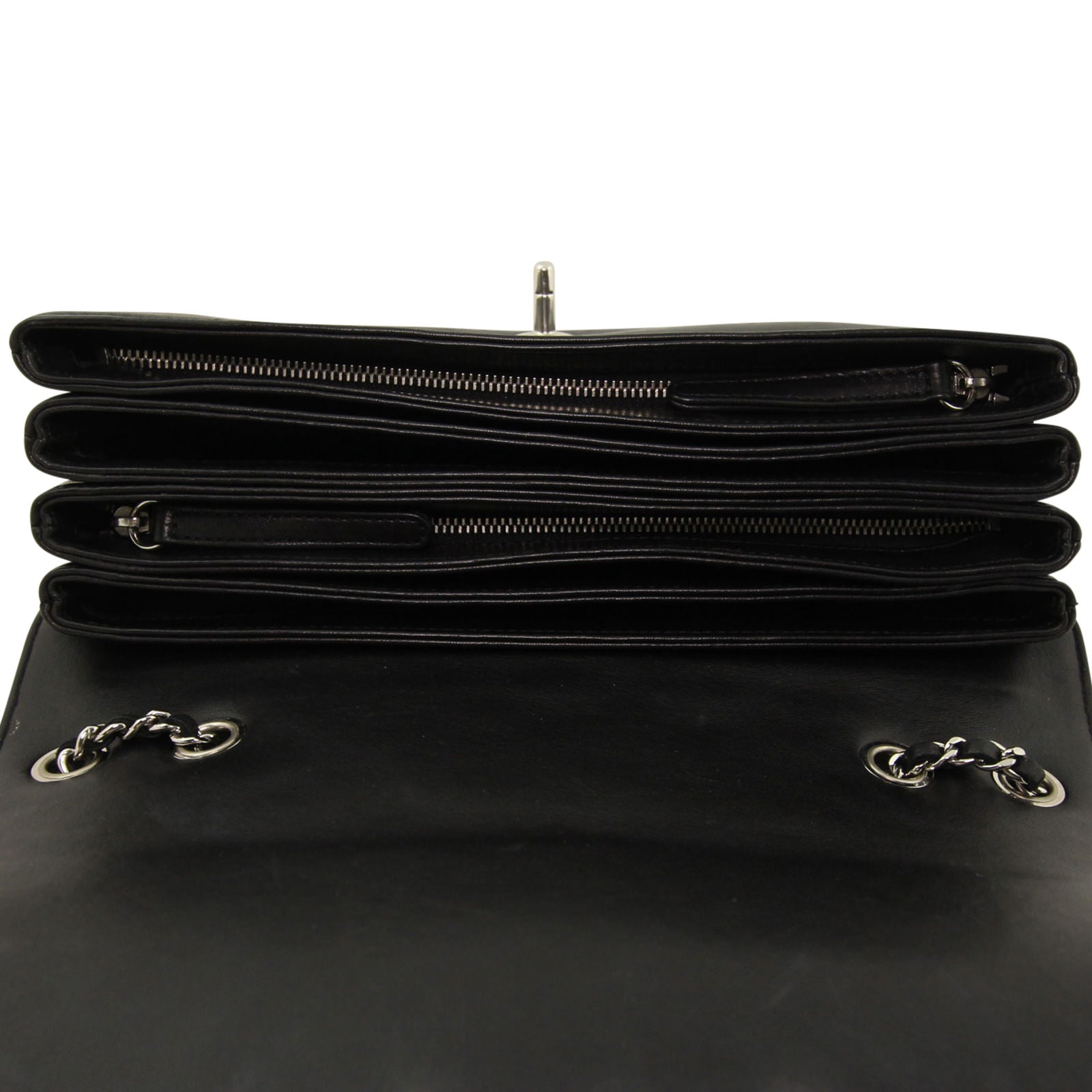 Chanel Classic Flap Bag Medium Open