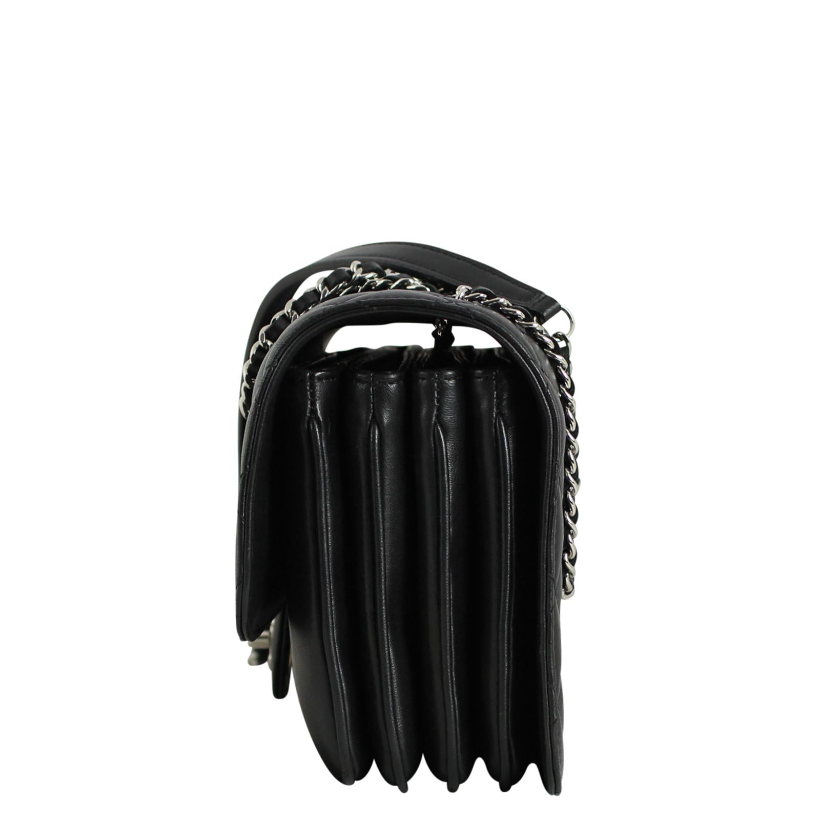 Chanel Classic Flap Bag Medium Side