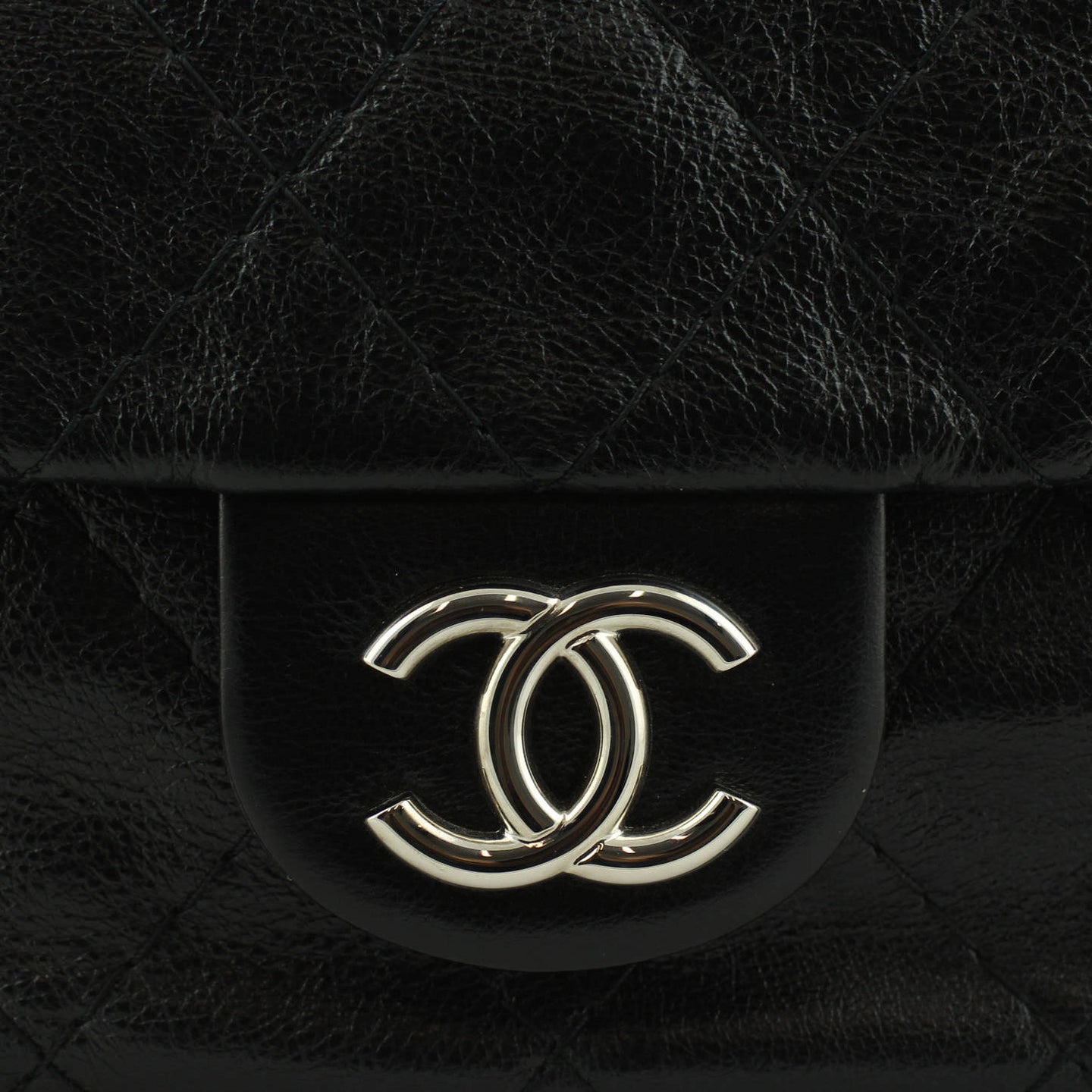 Chanel Top Handle Flap Bag Large Hardware