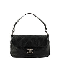 Chanel Top Handle Flap Bag Large Front