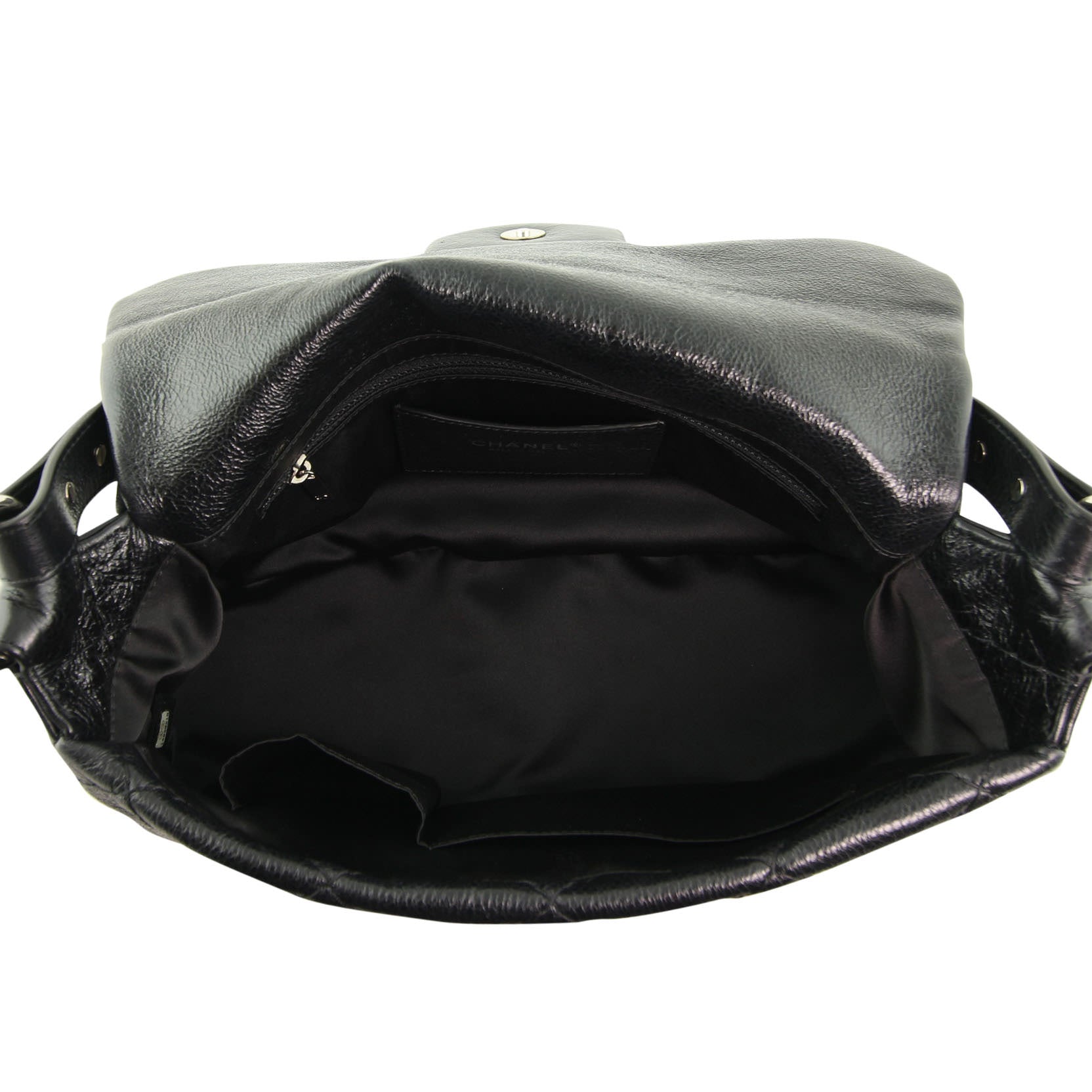 Chanel Top Handle Flap Bag Large Inside