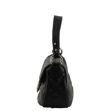 Chanel Top Handle Flap Bag Large Side