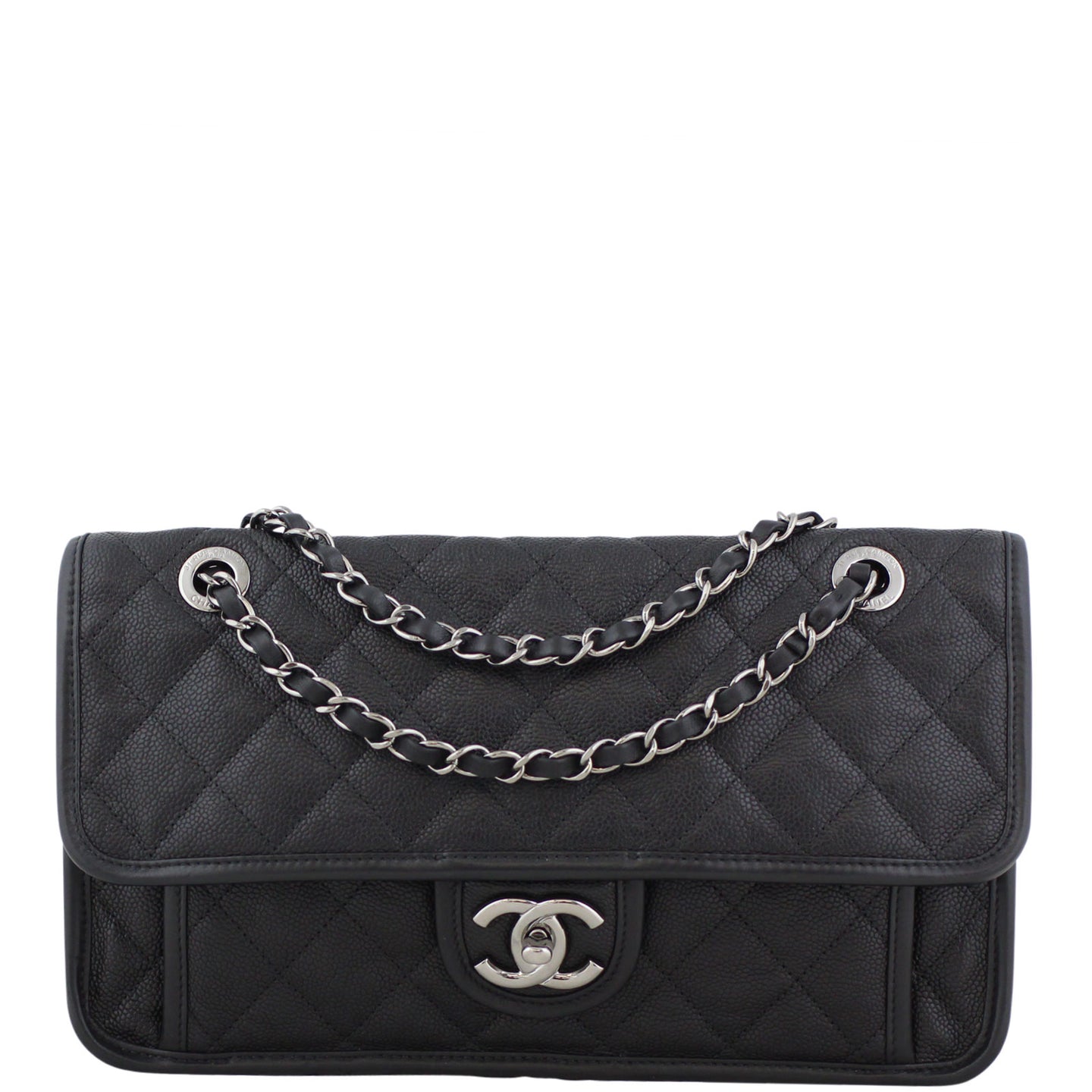Chanel French Riviera Large Flap Bag Front