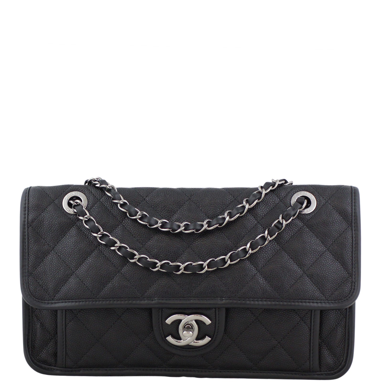 Chanel French Riviera Large Flap Bag Front