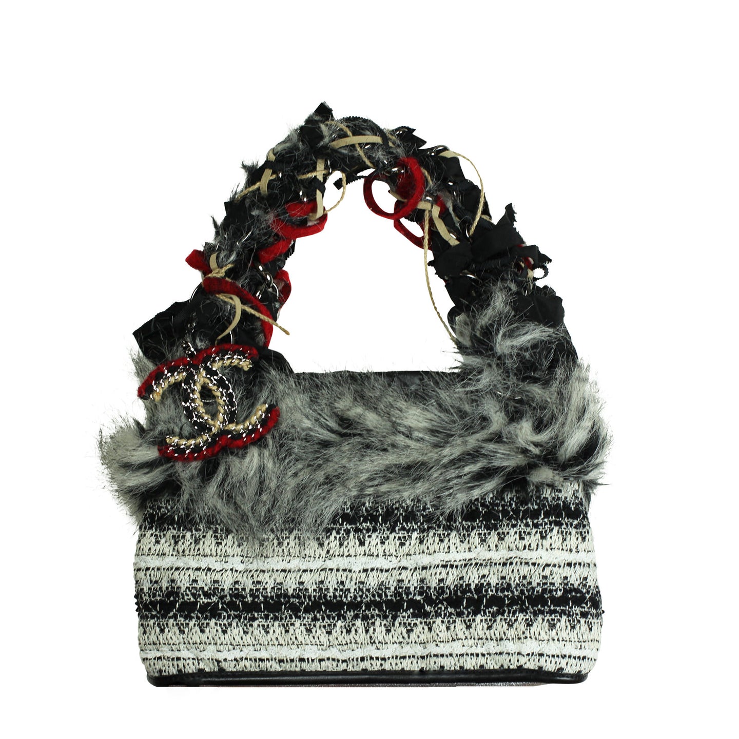 Chanel Fur Tote Front