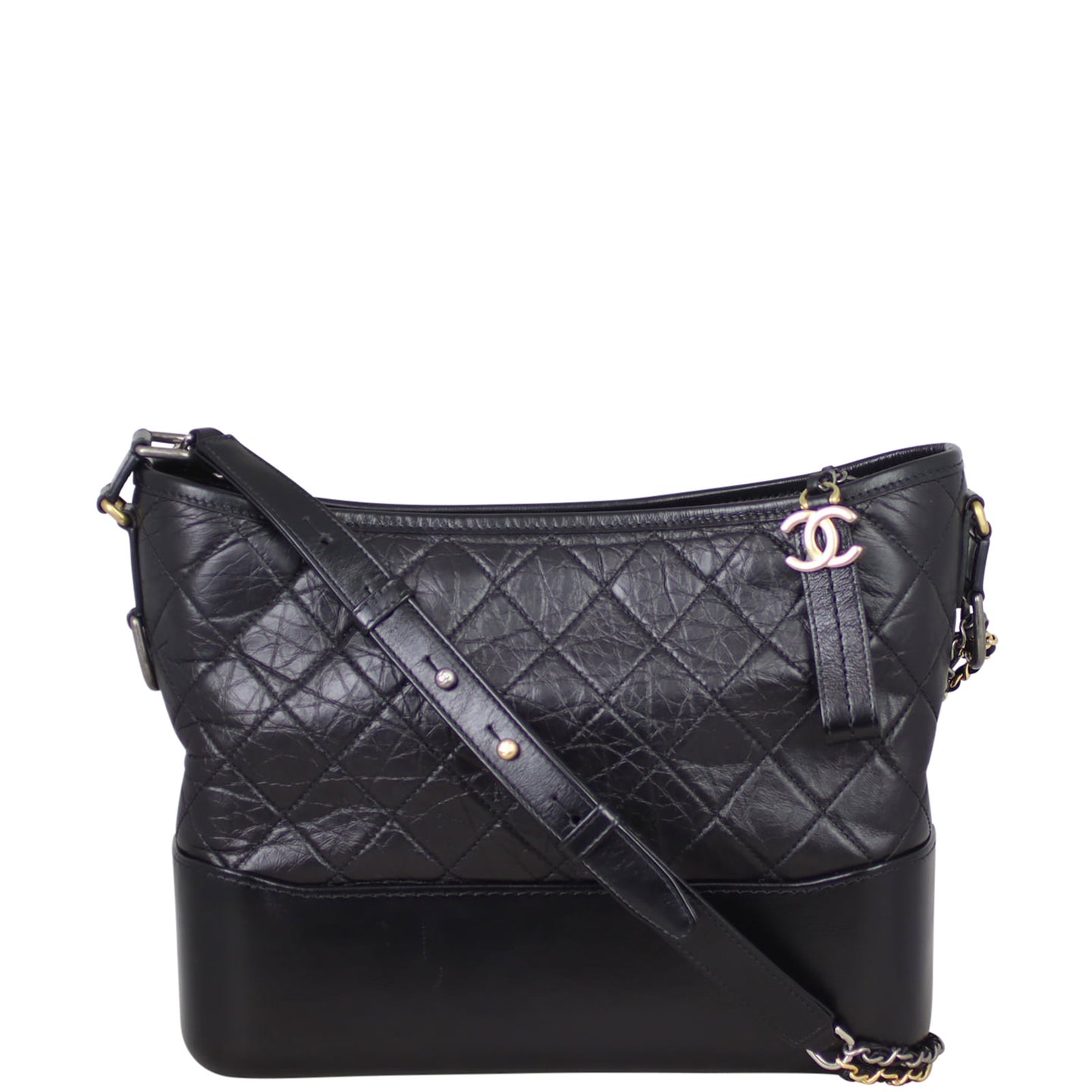 Chanel Gabrielle Quilted Hobo Large front strap