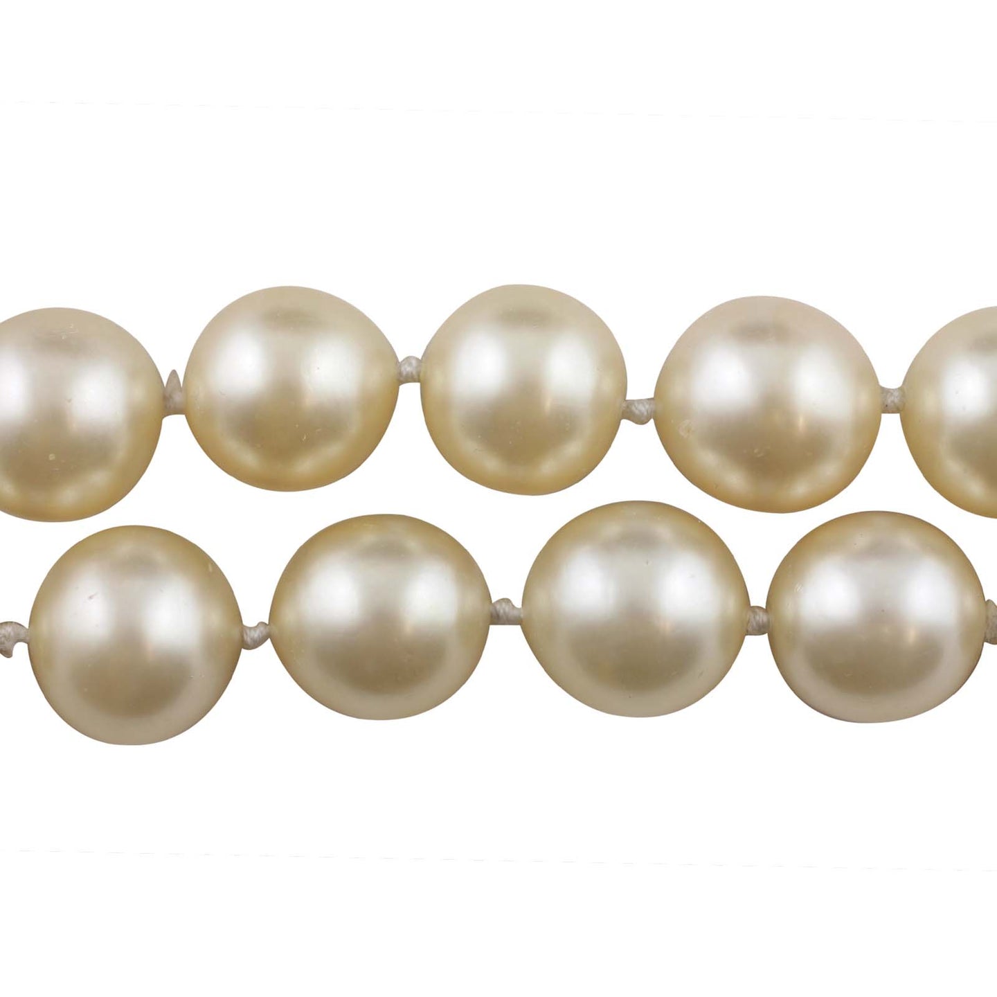 Chanel Vintage Glass Pearl Necklace Pearls