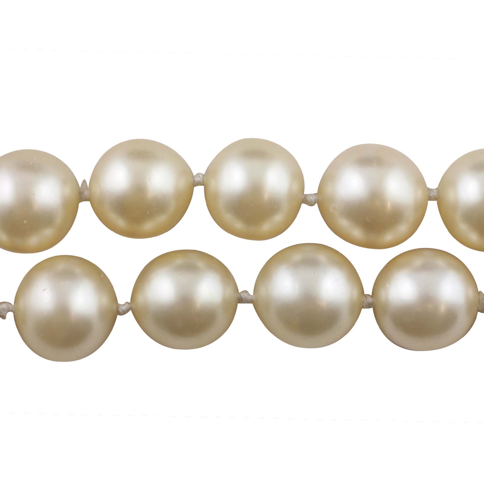 Chanel Vintage Glass Pearl Necklace Pearls