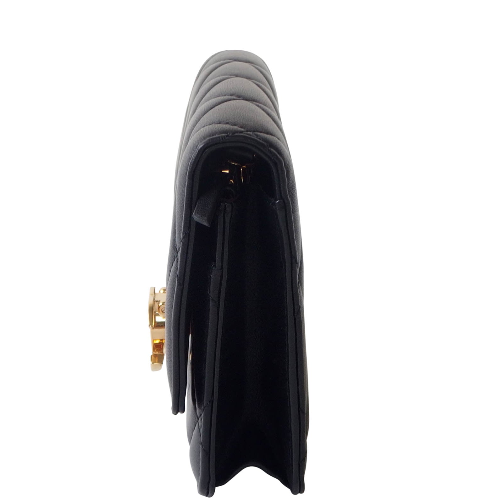 Chanel Gold Class Double CC WOC Bag Side