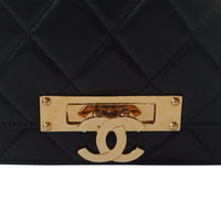 Chanel Gold Class Double CC WOC Bag Front Plate