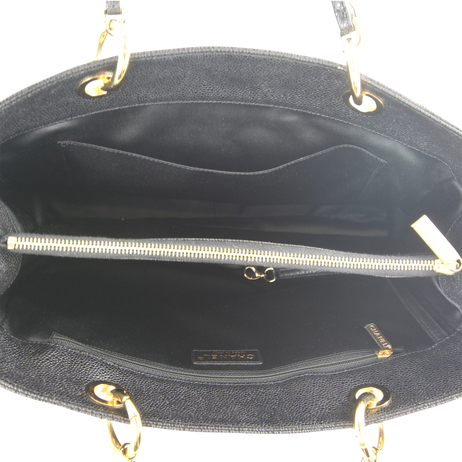 Chanel Grand Shopping Tote Interior