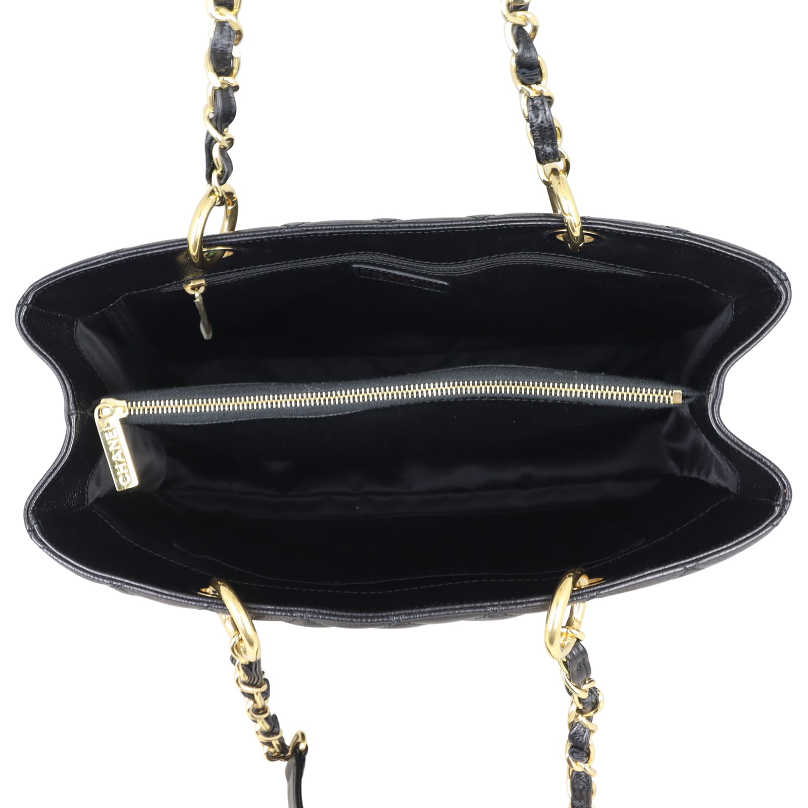 Chanel Grand Shopping Tote Whole interior