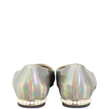 Chanel Iridescent Cap Toe Flats Back