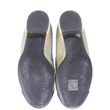 Chanel Iridescent Cap Toe Flats Soles