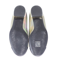 Chanel Iridescent Cap Toe Flats Soles