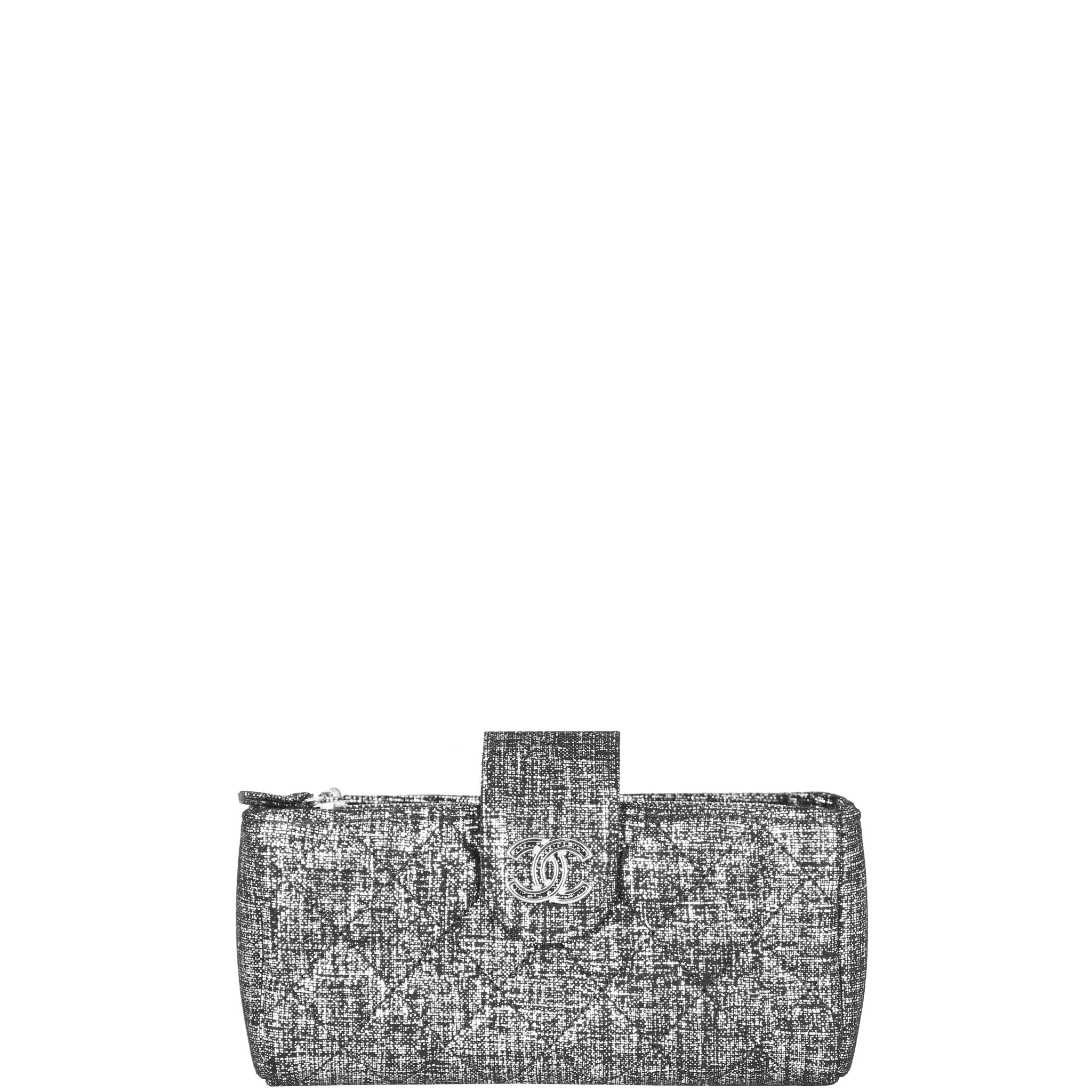 Chanel Iridescent O-Mini Clutch Front