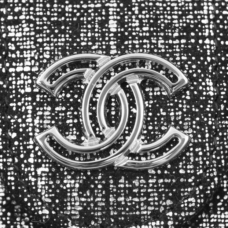 Chanel Iridescent O-Mini Clutch Logo