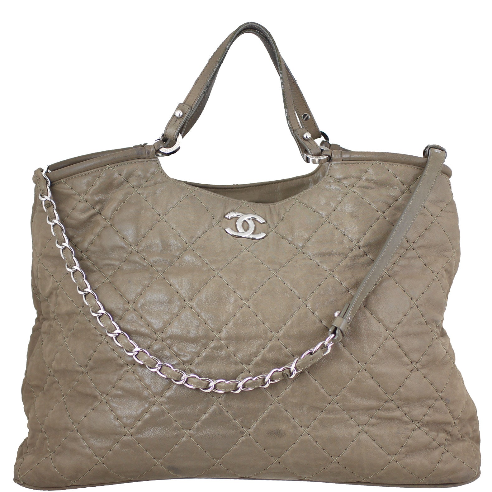 Chanel Iridescent Sea Hit Tote Large Front