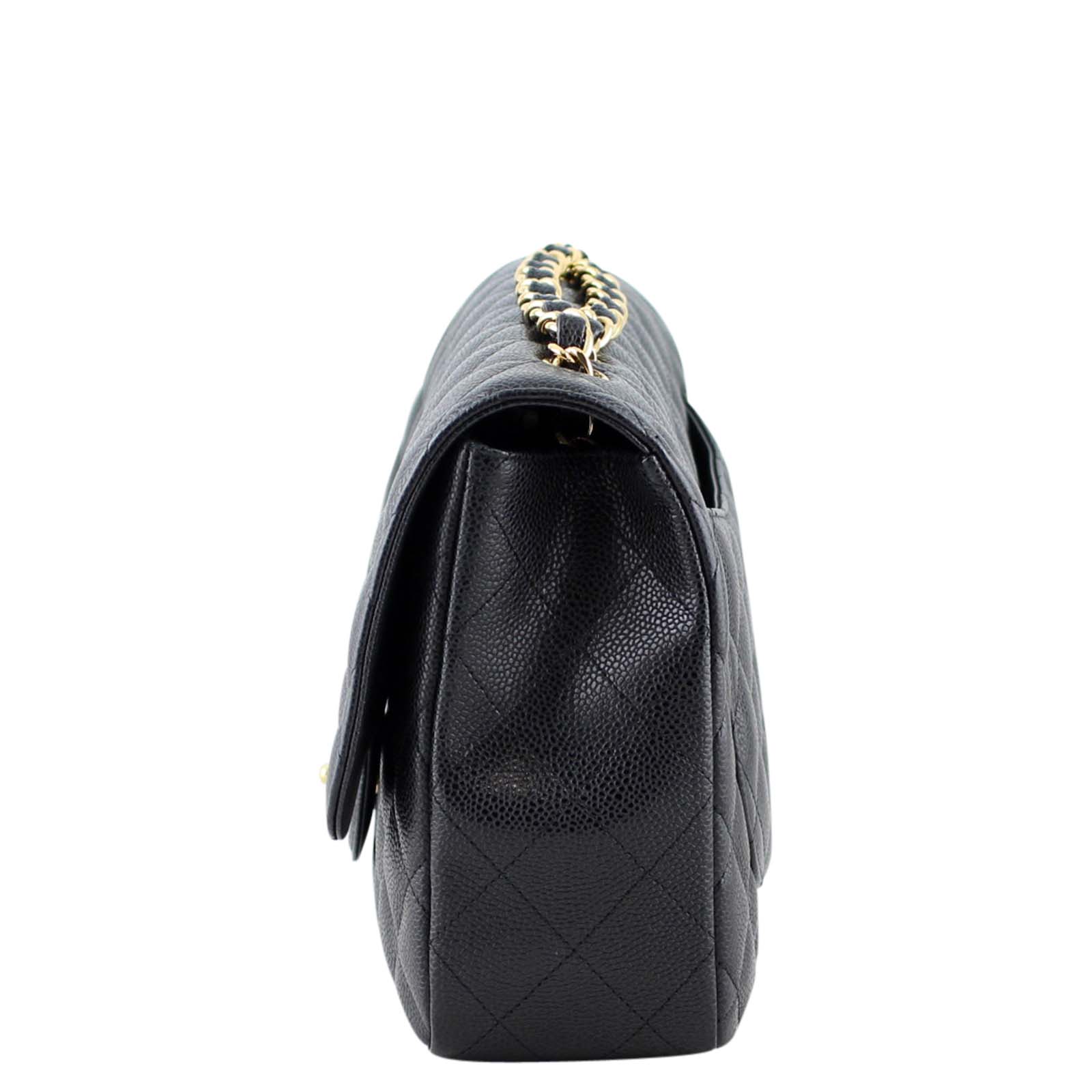 Chanel Classic Single Flap Jumbo | Black GHW 13 Series – Luxe.It.Fwd