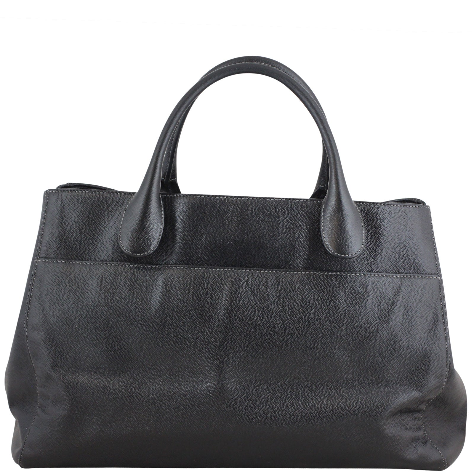 Chanel Large Shopping Bag Soft Caviar Back