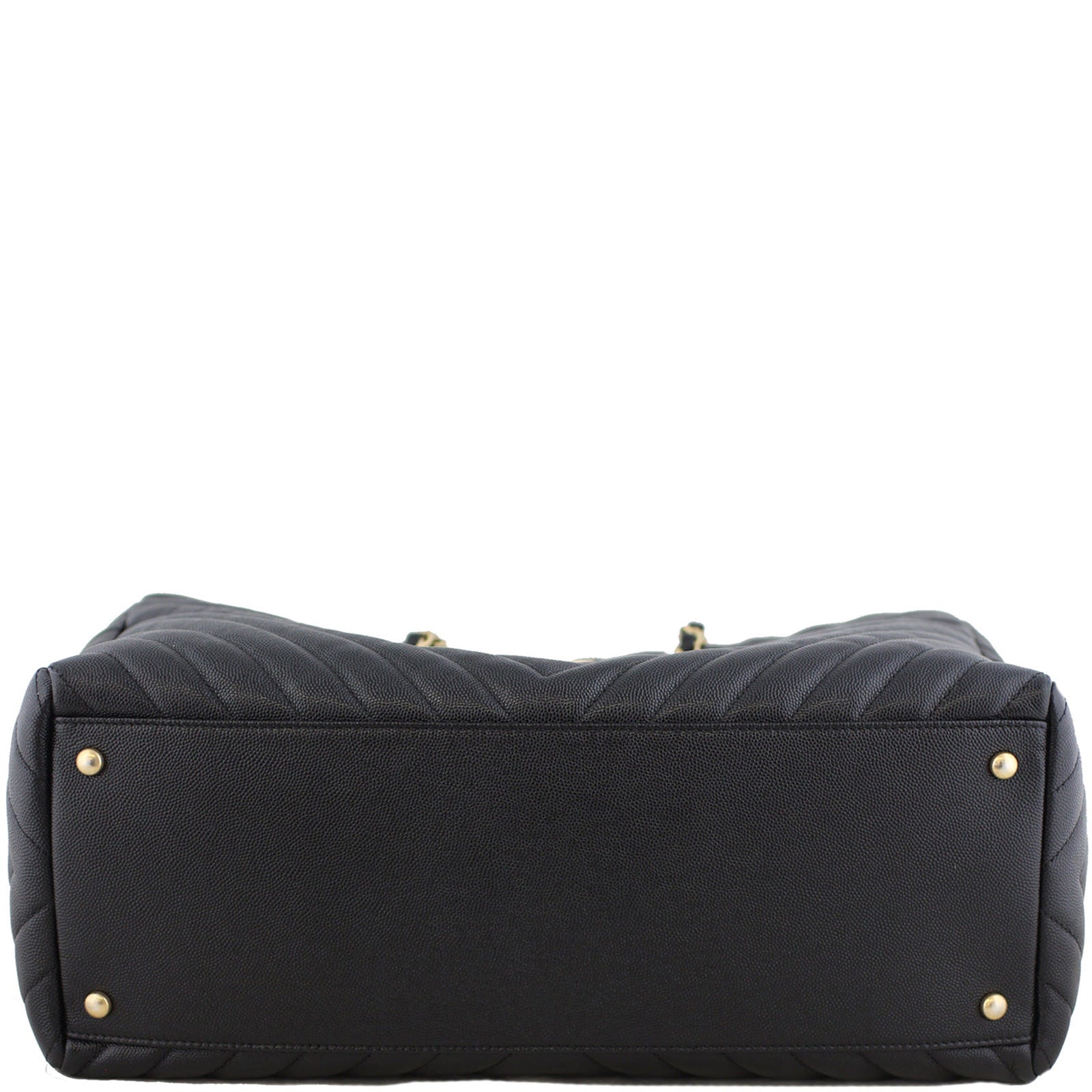 Chanel Chevron Large Shopping Bag Base