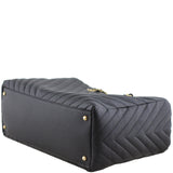 Chanel Chevron Large Shopping Bag Corner