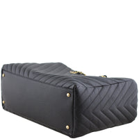 Chanel Chevron Large Shopping Bag Corner