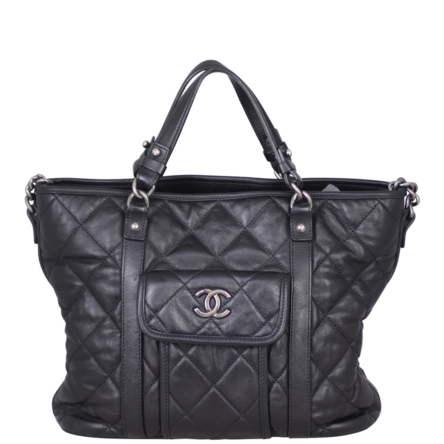Chanel CC Two Way Shopping Tote Front