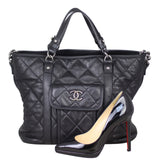 Chanel CC Two Way Shopping Tote Shoe